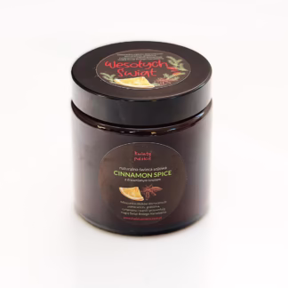 Naturalna świeca świąteczna Cinnamon Spice