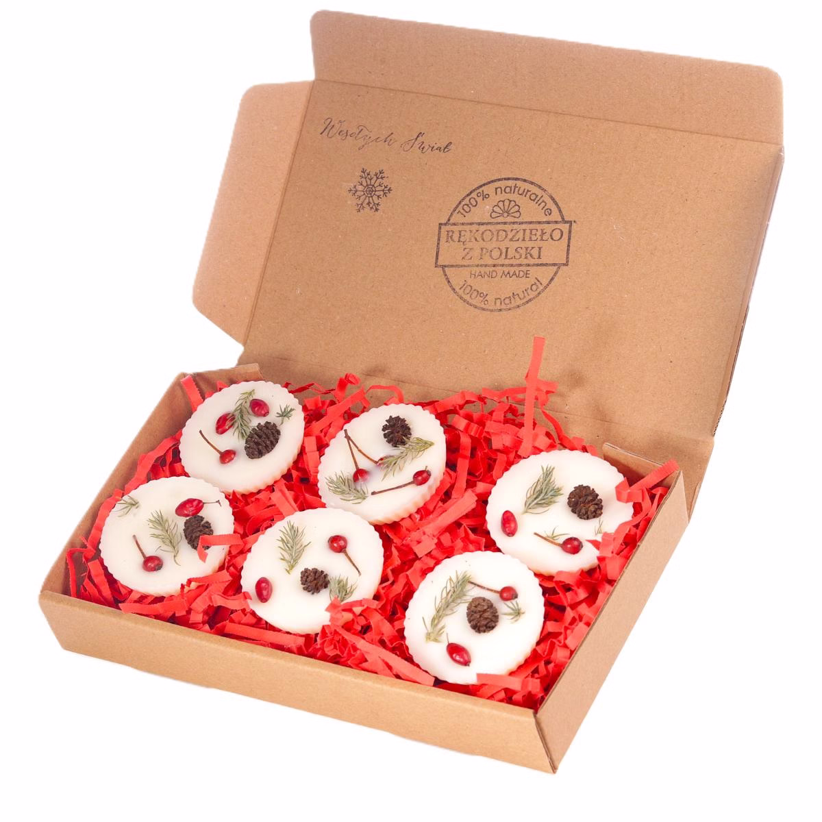 Wkłady Zapachowe do Kominka Sosnowy Las - Zestaw Świąteczny 6 sztuk