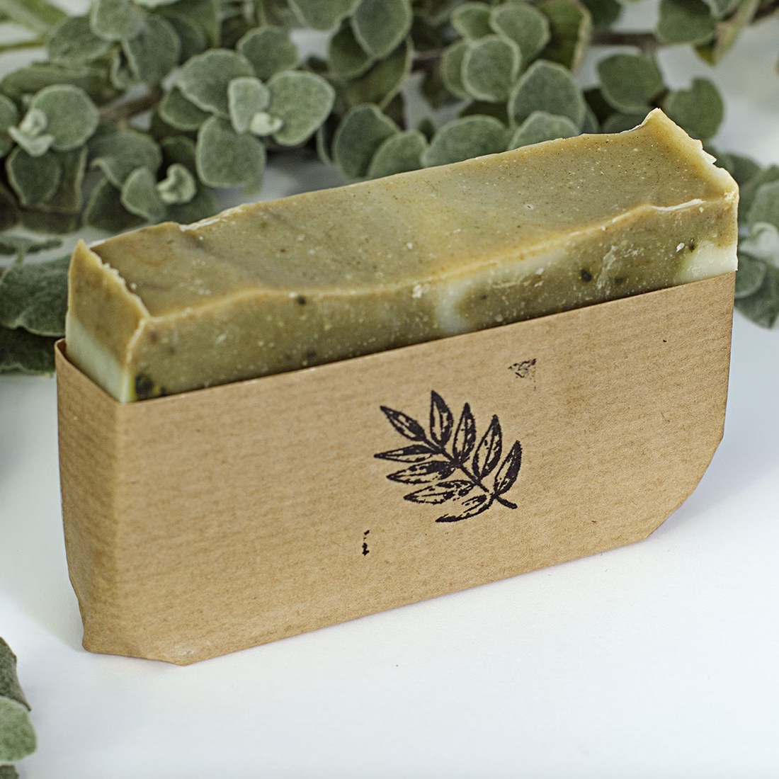 Naturalne Mydło Ręcznie Robione Algi i Mięta