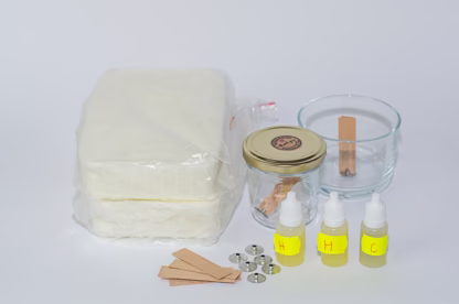Zestaw do wyrobu naturalnych świec sojowych DIY - obrazek 2